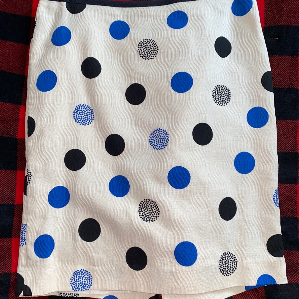 🥳HP🥳 👸🏻Talbots Petite Med. Polka dot skirt